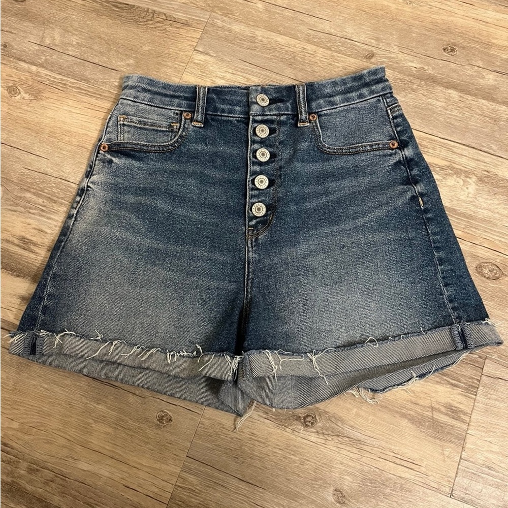 American Eagle Outfitters Dark Blue Jean Shorts